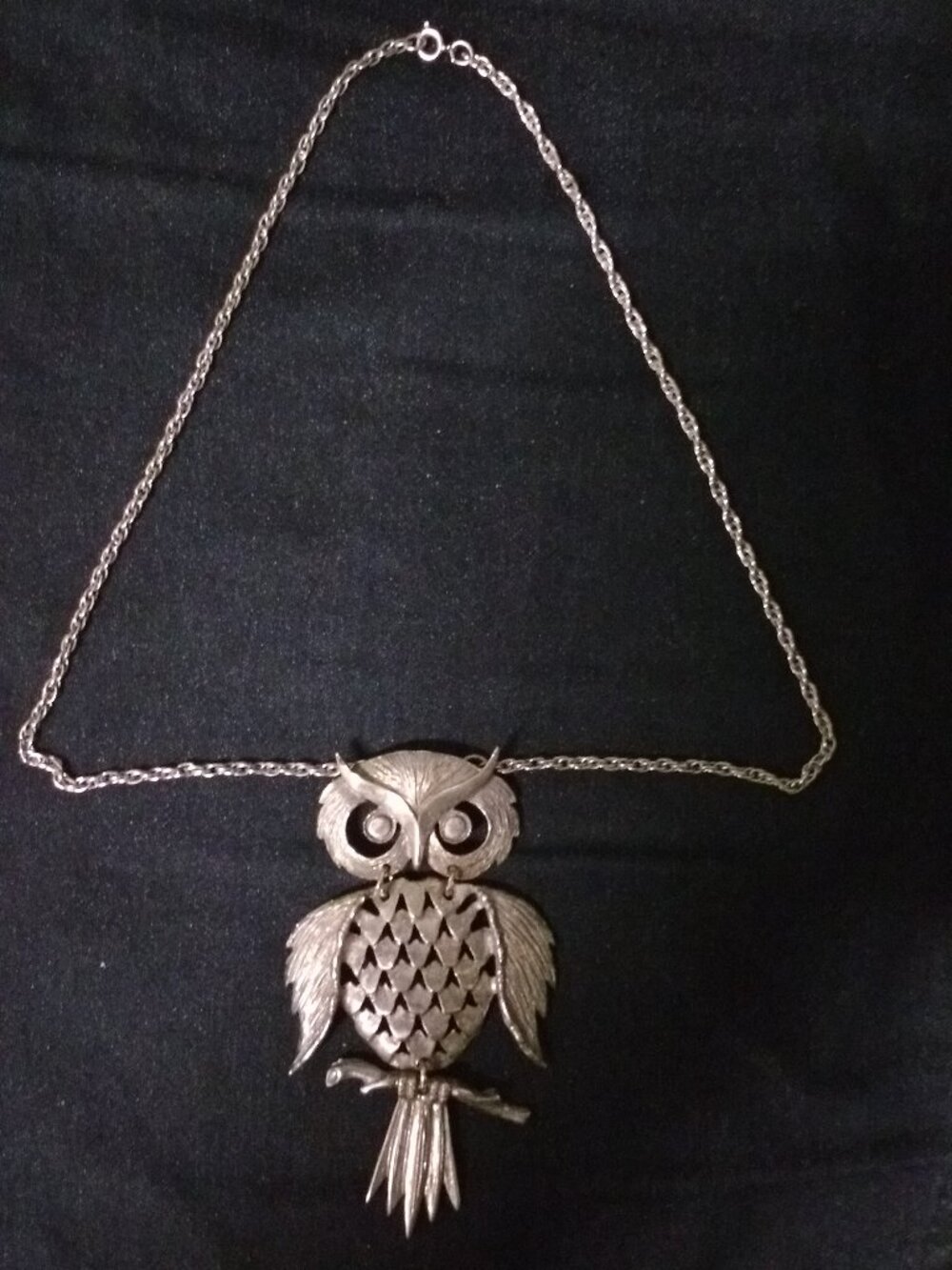Metal Owl Pendant! - Picture 3 of 4